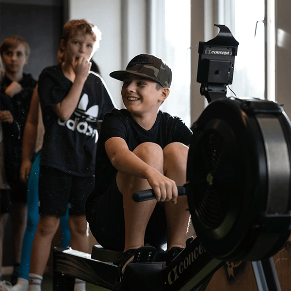 kid rowing at Gatti Training